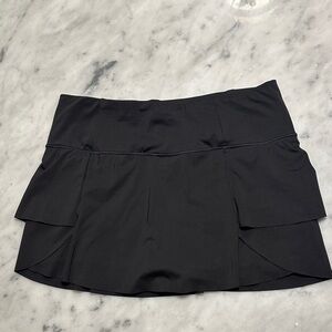 Athleta Black Layered Tennis Skort